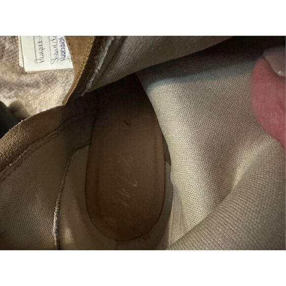 Michael Antonio multicolor tapestry wedge boot size 9.5 - Picture 13 of 15